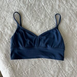 lululemon align sweetheart sports bra - size 8 dark blue